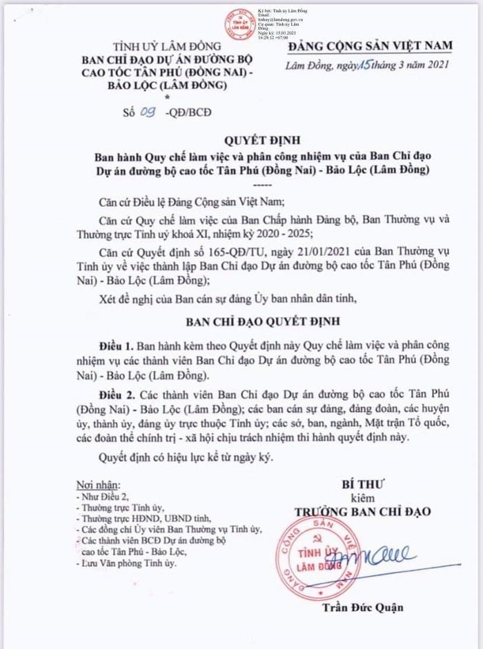 Thông tin mới nhất về dự án cao tốc Dầu Giây - Đà Lạt