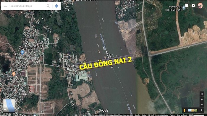 Vị trí cầu Đồng Nai 2
