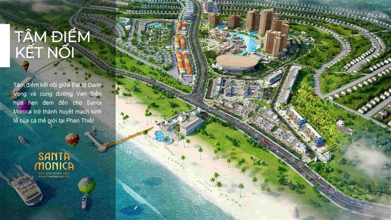 Vị trí SANTA MONICA NOVAWORLD PHAN THIẾT