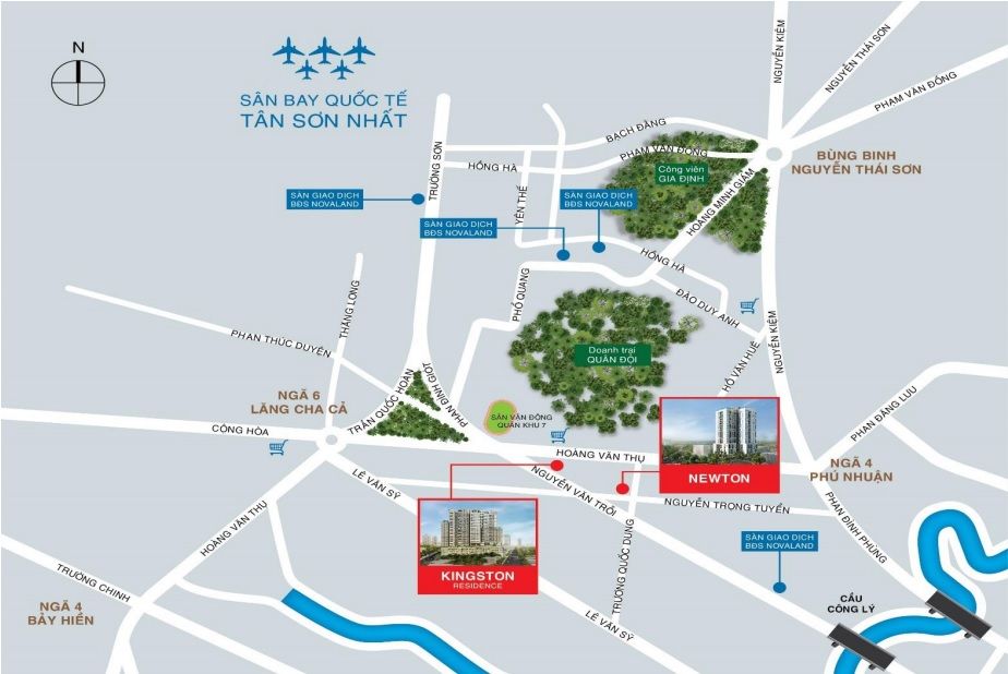 Vị trí NEWTON RESIDENCE PHÚ NHUẬN