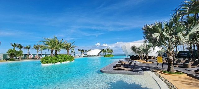 Hồ nước mặn Ocean Pool với diện tích 5000m2 đã được đưa vào sử dụng Hồ nước mặn Ocean Pool với diện tích 5000m2 đã được đưa vào sử dụng