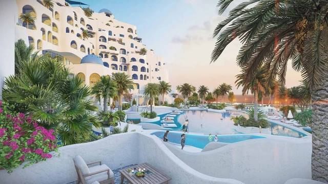 Phong cách Santorini chủ yếu mang hơi hướng biển cả Phong cách Santorini chủ yếu mang hơi hướng biển cả