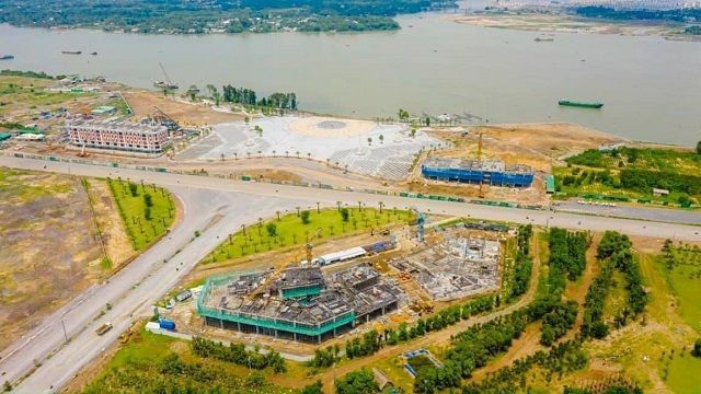 Tiến độ dự án Aqua City mới nhất về thi công hạ tầng cơ sở