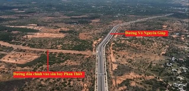 Vị trí sân bay Phan Thiết